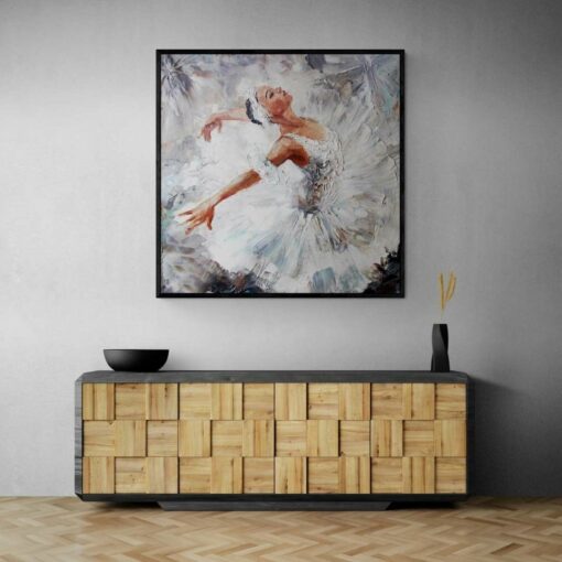 4 21 لوحة جدارية - راقصة البالية