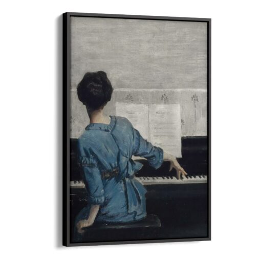 101 1 لوحة جدارية - عازفة البيانو