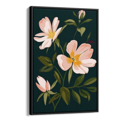 4 6 لوحة جدارية - فن بوهيمي أزهار