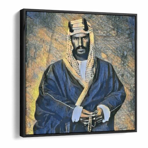 1 12 لوحة جدارية - فن تجريدي الملك عبدالعزيز