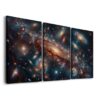 7 لوحة جدارية مقسمة -ضياء المجرات