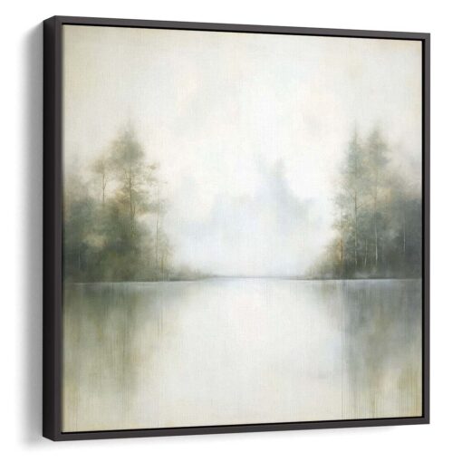 moha95 a white painting with fog and trees in the style of drea fd57acd0 596d 4e69 8c5f e530748d9f02 gigapixel standard scale 4 00x gigapixel standard scale 2 00x Copy 110x110 angled لوحة جدارية - فن تجريدي
