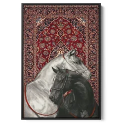 لوحة جدارية أسود