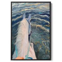 لوحة جدارية أسود