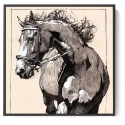 لوحة جدارية أسود