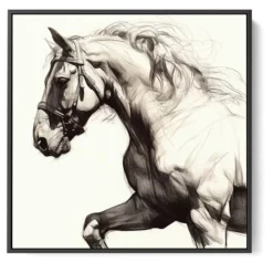 لوحة جدارية أسود