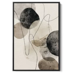 لوحة جدارية أسود