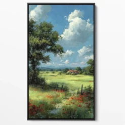 لوحة جدارية أسود