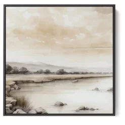 لوحة جدارية أسود